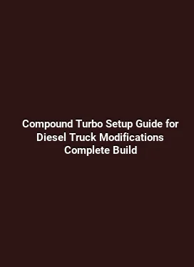 Compound Turbo Setup Guide for Diesel Truck Modifications Complete Build