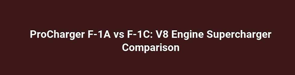 Overview of the F-1A and F-1C: Core Design Philosophy and Intended Use