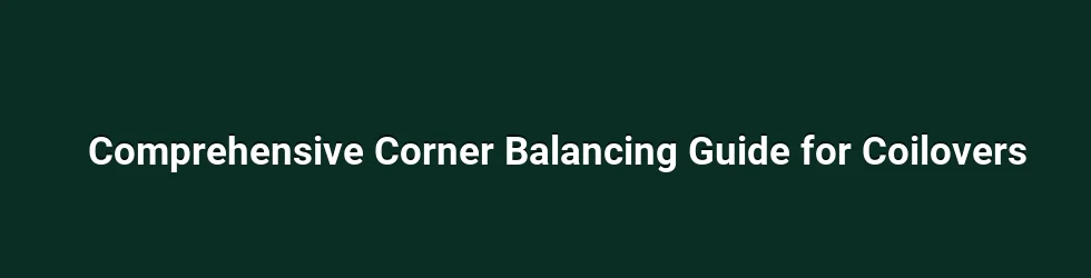 Understanding the Principles Behind Corner Balancing