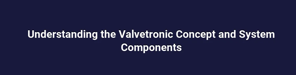 Understanding the Valvetronic Concept and System Components