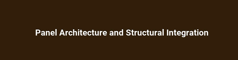 Panel Architecture and Structural Integration