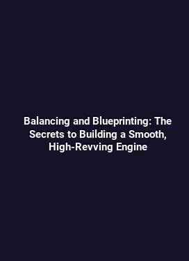 Balancing and Blueprinting: The Secrets to Building a Smooth, High-Revving Engine