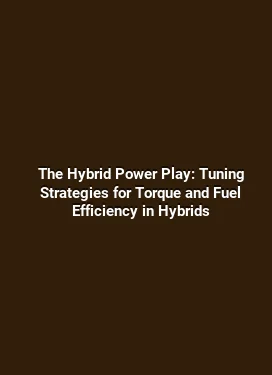 The Hybrid Power Play: Tuning Strategies for Torque and Fuel Efficiency in Hybrids