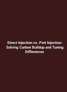 Direct Injection vs. Port Injection: Solving Carbon Buildup and Tuning Differences