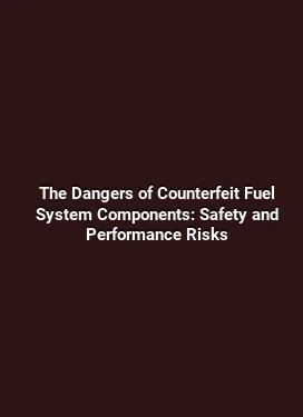 The Dangers of Counterfeit Fuel System Components: Safety and Performance Risks