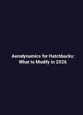 Aerodynamics for Hatchbacks: What to Modify in 2026